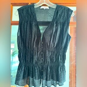 FRAME RUCHED BLOUSE
